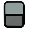 RecPro RV Teardrop Horizontal or Vertical Slide Window with Trim