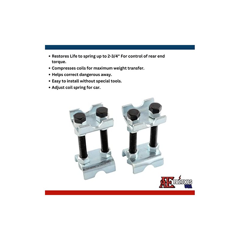 ATE Pro. USA - 4 Pc Coil Spring Compressor Tool,