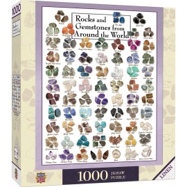 MasterPieces - Rocks & Gemstones from Around the World 1000 Piece Jigsaw Puzzle