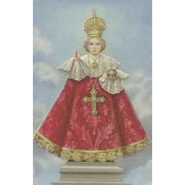 *Holy/Prayer Card-"Prayer to The Infant of Prague" * (Wallet Size)-{A4}~