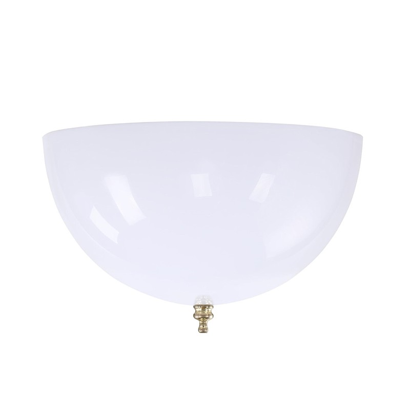 Aspen Creative 28008-15-2, Clip-on Dome Shade for A-Type Bulb Indoor