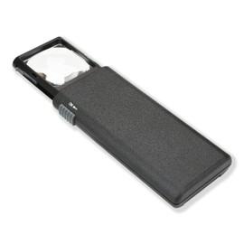 Carson LumiPop 5x Power LED Lighted Slide-Out Aspheric Magnifier (LP-66) , Black