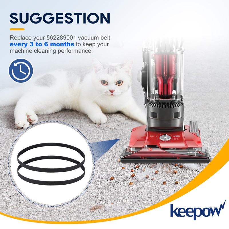 KEEPOW Replacement Belts for Hoover MaxLife Total Home Pet Upright