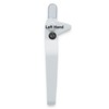 WMS uPVC Window Handle Cockspur Window Handle White Douable Glazed