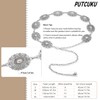 Putcuku Western Metal Concho Belt for Women Boho Chain Belt