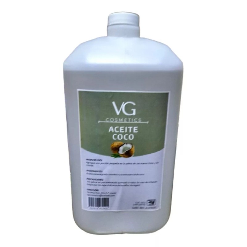 VGCOSMETICS Aceite Masajes Coco Corporal Spa Profesional 4 Litros