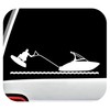 Wakeboard Water Skiing Speedboat Decal Sticker for Car Window 8