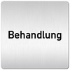 Türschilder24 XXL Door Sign (B) 125 x 125 mm Treatment