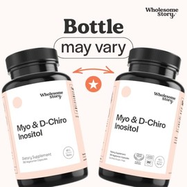 Myo Inositol Chiro Mezcla Suministro Días Relación Más Beneficiosa Equilibrio Apoyo Saludable Mujeres Vitamina Fabricado Estados Unidos 360 Cápsulas