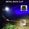 Siuyiu Keychain Flashlight, 8 Modes, LED Small Powerful EDC Flashlight,