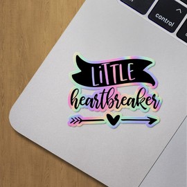 Holographic Decal Stickers of Little Heartbreaker Premium Waterproof Vinyl Decal Stickers for Laptop Phone Accessory Helmet Car Window Mug Tuber Cup Door Wall Decoration ANDVER3d78780HO