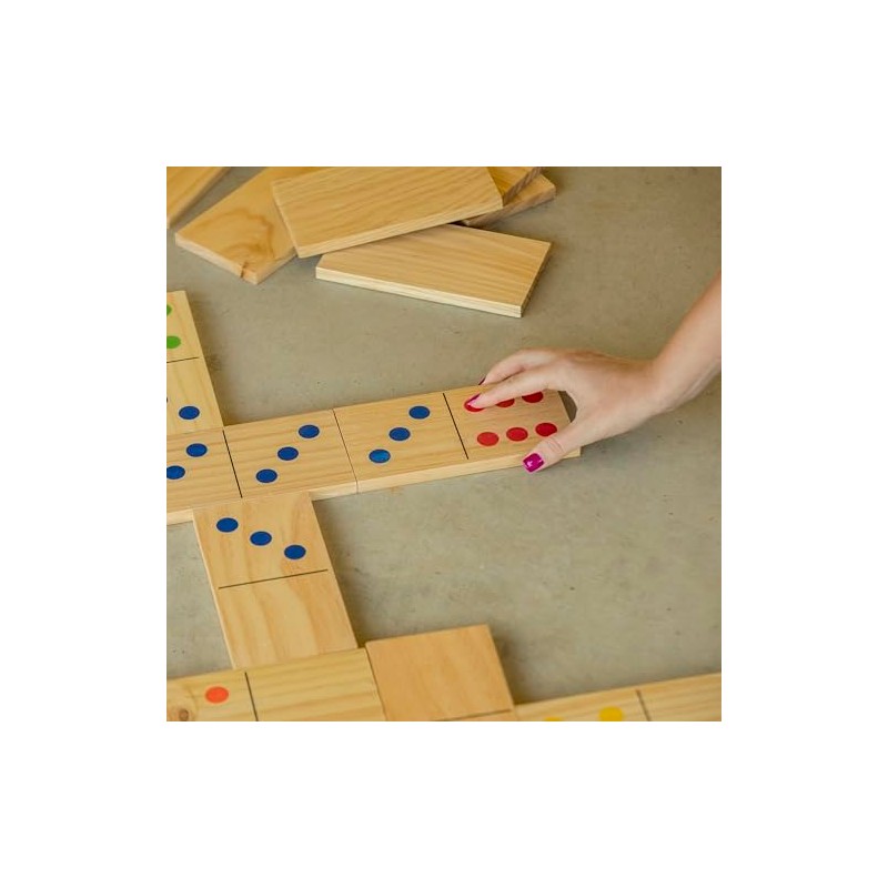 Triumph EE. UU. Domino Set, 28 pieza Madera Lawn Talla