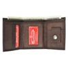 Marshal Kids Genuine Leather Small Trifold Children Wallet (Brown)