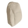 UINIEBOOM Driver Perforated Leather Top Back Seat Cover, Replacement Tan