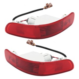 Saihisday 8352A005 8355A004 Left Right Rear Bumper Side Marker Reflector Tail Lights Replacement for Mitsubishi Outlander Peugeot 4007 2007-2012