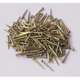 Brass Plated Precision Nails 3 oz for Shoes Heels Soles (6/8 of an inch)