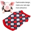 Pet Pig Spring Summer Sleeveless TShirt Pet Vest Sweatshirt Rhombus