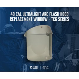 OBERON Arc Flash Hood Replacement Window - 40 Cal - TCG Series