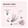 ANNAFRIS Eyelash Extensions, 50D + 60D Eyelash Clusters, 280 Pieces,