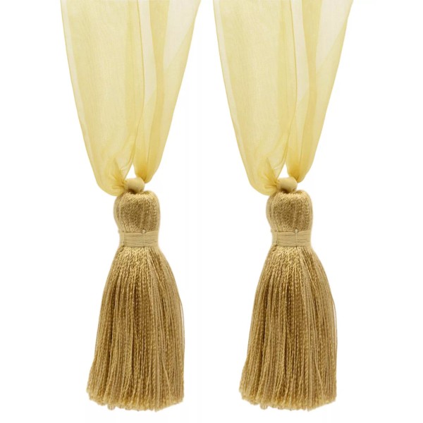 DÉCOPRO Tassel Tieback, Style# TBORGNZ4, Color# VNT4 - Mustard Gold