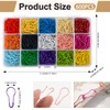 Gourd Safety Pins, 600pcs, 15 Colors, Individually Wrapped, 22mm/0.87 inch