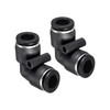 M METERXITY 2 x Angle Connecting Push Pipe Assembly Quick