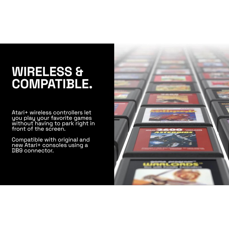 Official Atari 7800+ Console & Wireless Controller - HDMI Output