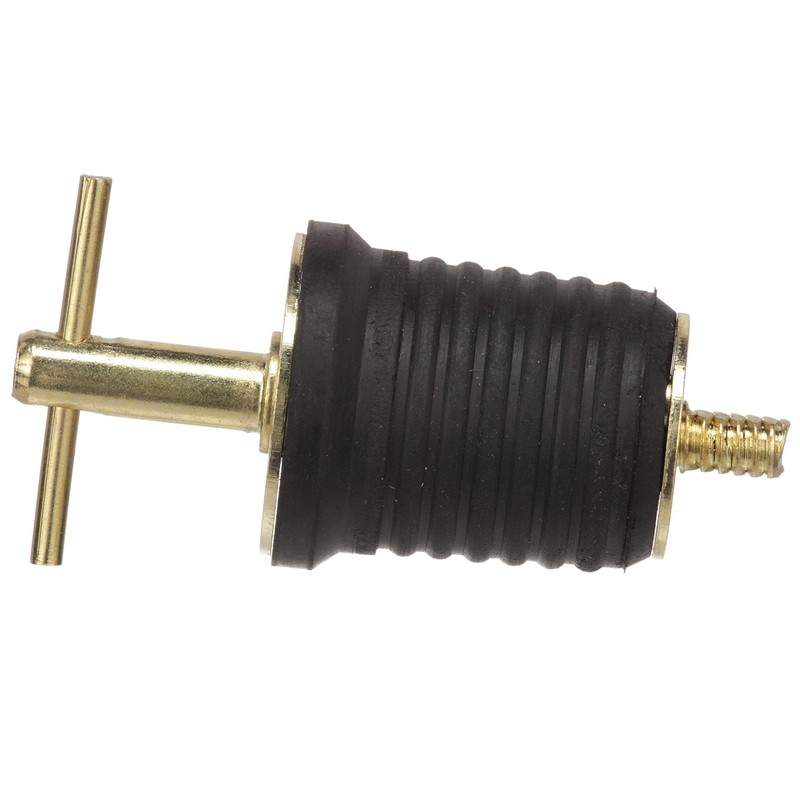Attwood 11587-4 T-Handle Drain Plug, for 1-Inch-Diameter Drains, Locks in