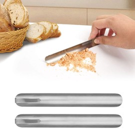 Stainless Steel Table Crumb Remover, Pack of 2 Cook Crumb Remover, Crumb Remover, 15 cm Table Crumb Remover, Table Crumb Remover, Stainless Steel for Dining Tables, Table Crumb Remover, Stainless