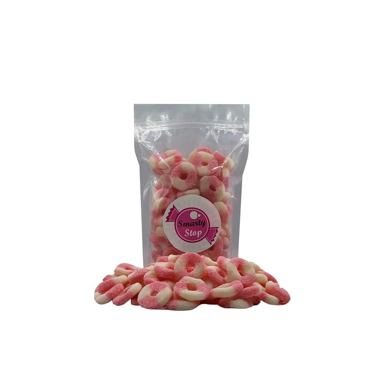 Smarty Stop Mini Sour Gummy Rings Candy GummiRoos (2 Pound