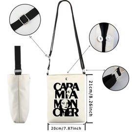 Cara Mia and Mon Cher Crossbody Bag Gothic Victorian Gift for Horror Movie Fans (Cara Mia CB EU)