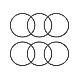 Compatible 6235 O-Rings Replacement for No-Spill Gas Can Nozzle Assembly - Black Gasket Seal Rings (6 Pack)