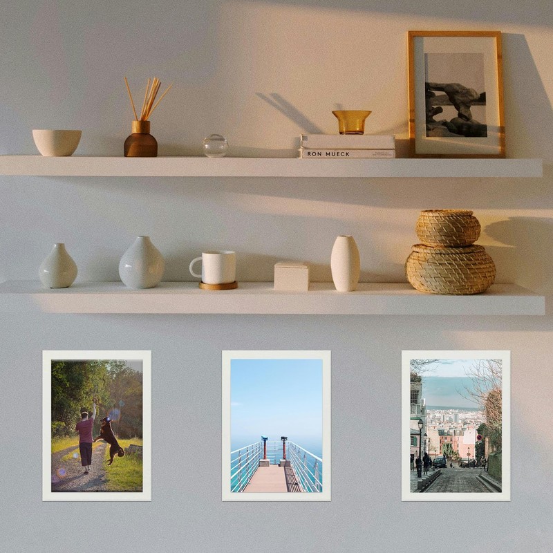 A4 Frame Wooden, A4 Photo Frames, Picture Frame(21x29.7CM),Versatile Certificate Frames