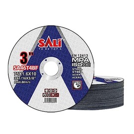 SALI SALI 20 Pack Cut Off Wheels 75mm3" General Purpose Metal Cutting Wheel for 75mm Angle Grinders and Die Grinders- Cutting Disc Aggressive Cutting 75 x 1.6 x 10 Operating Up to 25000 RPM and 80 M/S