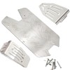 Steel Chassis Armor Front Rear Protector Skid Plate for Arrma
