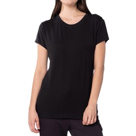 Sexy Basics Women's 5 Pack Crew Neck T-Shirts |Workout - Activewear - Yoga - Sleep Ultra Soft Stretch Short Sleeve Tees