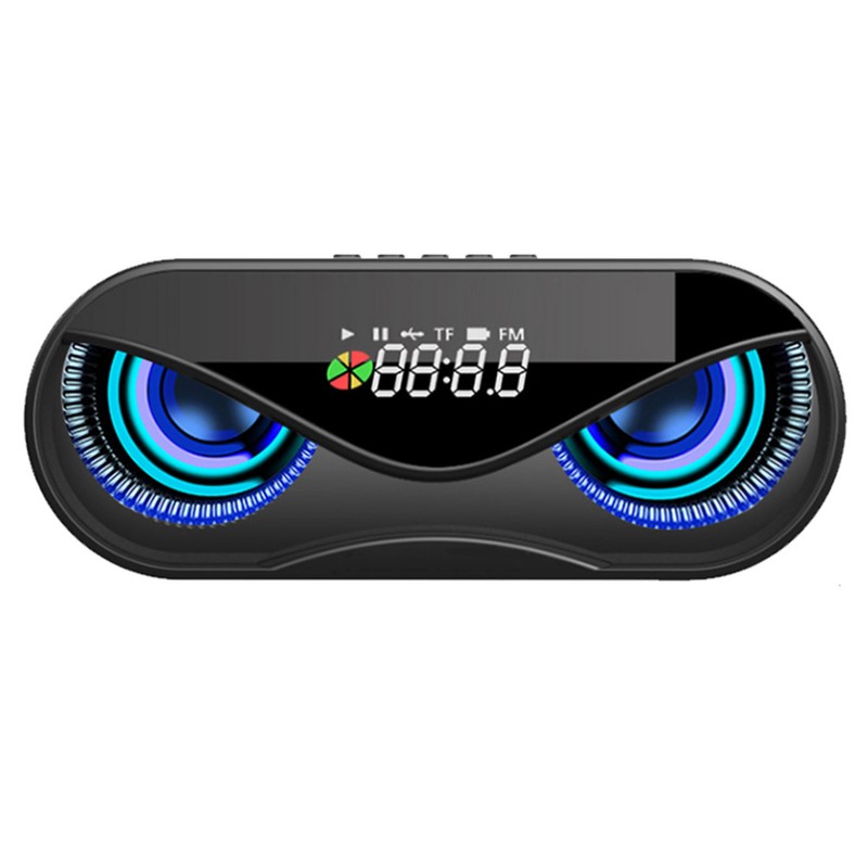 ABS Multifunction Alarm Clock Bluetooth Speaker Voice Prompt Call Function