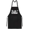 OM3® BBQ Aprons Aprons Kitchen Apron for Adults Unisex, Black