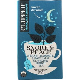 Clipper Tea Snore & Peace Org 1.06 OZ (Pack of 2)