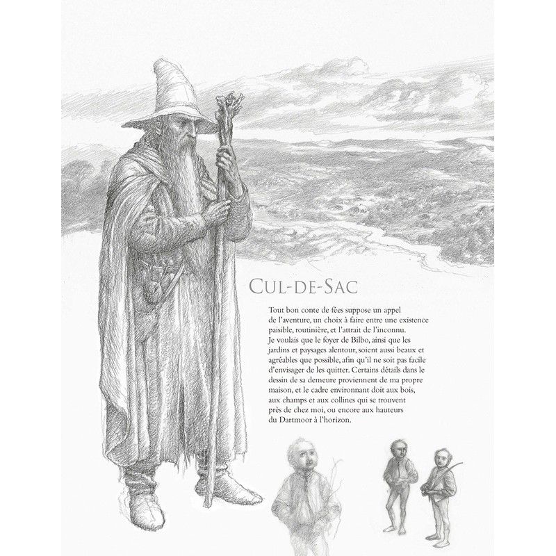CAHIER DE CROQUIS DU HOBBIT