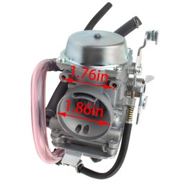 KLF300 Carburetor for 1986-2005 Kawasaki KLF 300, Kawasaki BAYOU 300 ATV Carb with Fuel Filter Petcock Tank Valve Switch