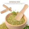 GOTOTOP 2Pcs Wooden Pestle Food Muddle Grinding Rod Grinding Pestle