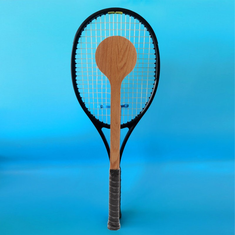 Tennis Pointer Spoon Wood Sweet Pointer Trainer Racket Swing Practice