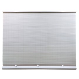 Radiance Radiance Cordless Outdoor Shades for Porch, Patio & Windows - Waterproof PVC Blinds for Indoor & Outdoor - Roll-Up Patio Privacy Screen for Diffuse Sunlight - White - 36" W x 72" L - (3320136)