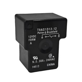 Relay T9AS1D12-12, G8P-1A4P Replacement 12VDC 30A SPST-NO PCB Power Relay - Versatile for PC Board or Panel-Mounted Applications