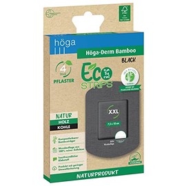 Höga - Derm Bamboo Black XXL 7.5 x 10 cm, Pack of 4