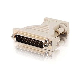 C2G 02446 DB9 Female to DB25 Male Serial RS232 Adapter, Beige 1.5 Inch