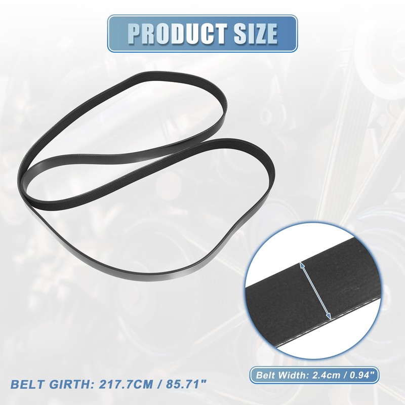 ACROPIX Car Engine Multi V-Ribbed Serpentine Drive Belt Fit for