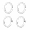 4pcs HUB CENTRIC RING 73.1mm/56.1mm Aluminum Hub Rings with Brim