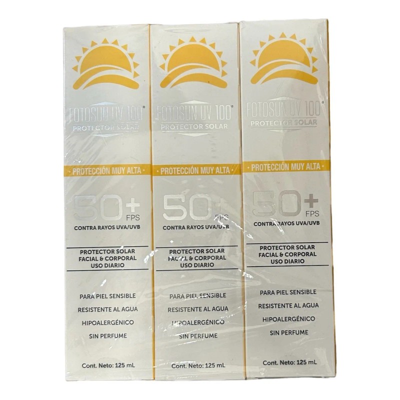Protector Solar Facial Y Corporal Fotosun Resistente Al Agua
